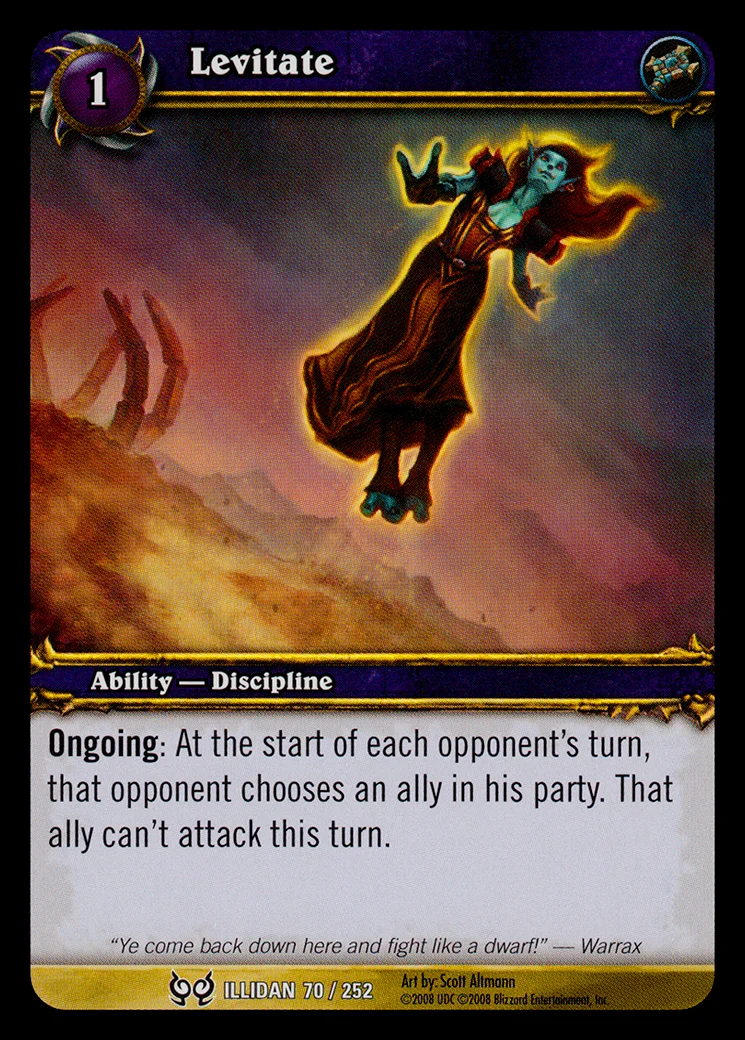 Card scan: Levitate