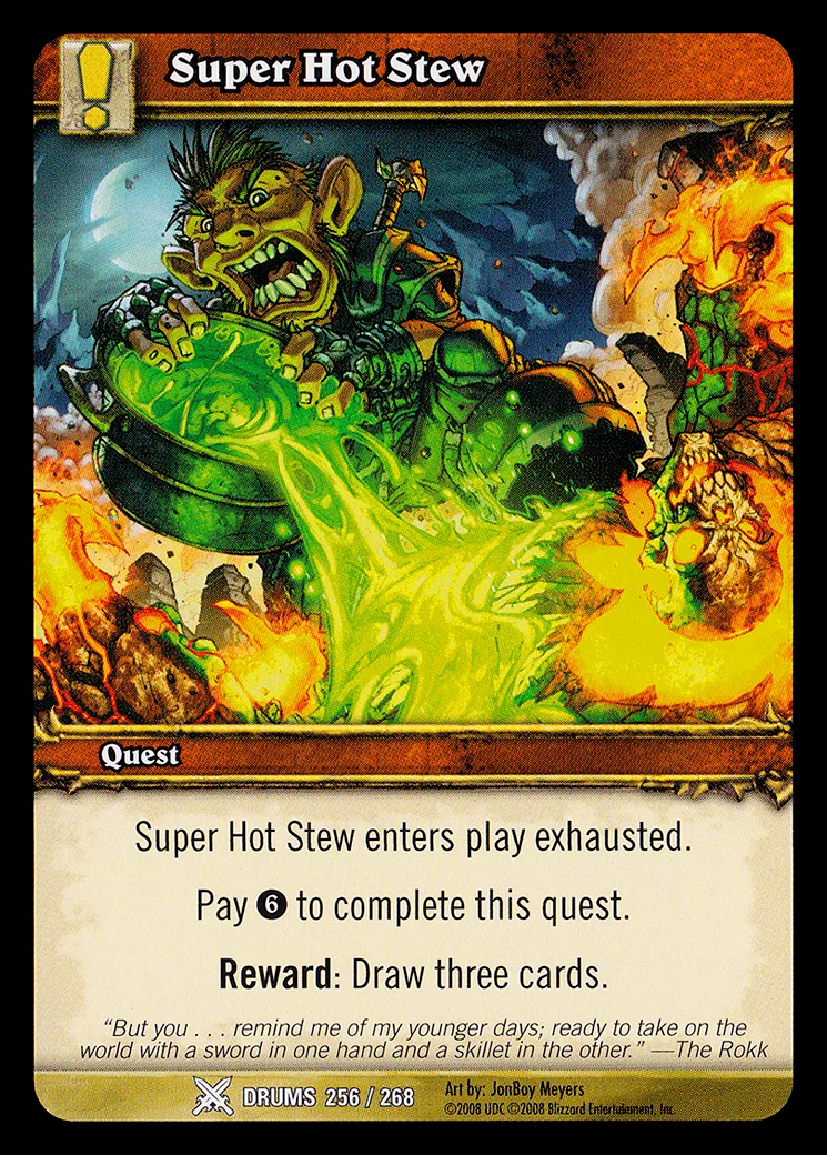 Card scan: Super Hot Stew