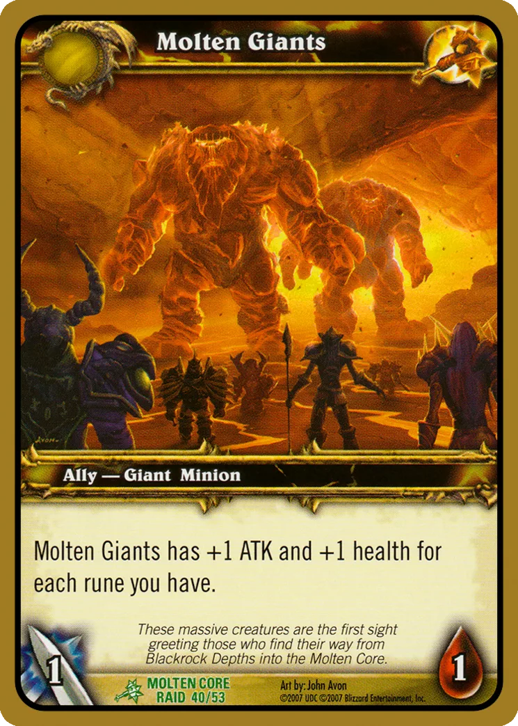 Card scan: Molten Giants