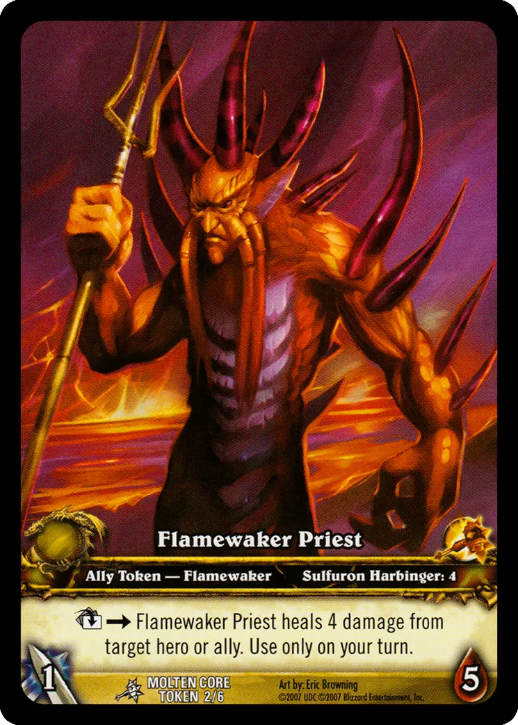 Card scan: Flamewaker Priest