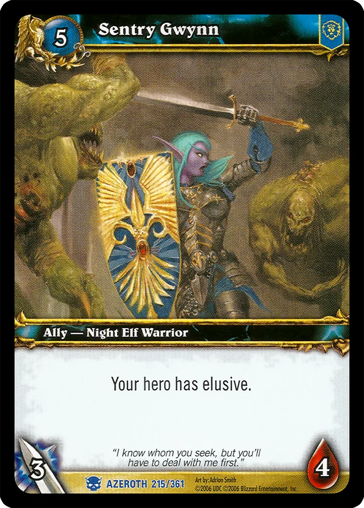 Card scan: Sentry Gwynn