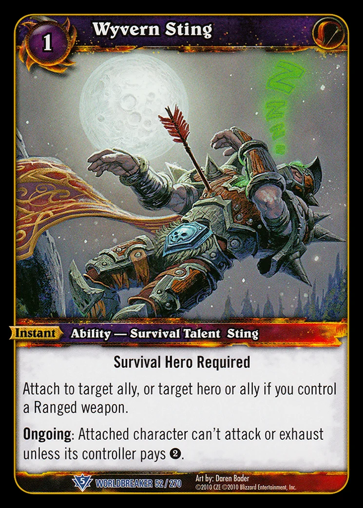 Card scan: Wyvern Sting