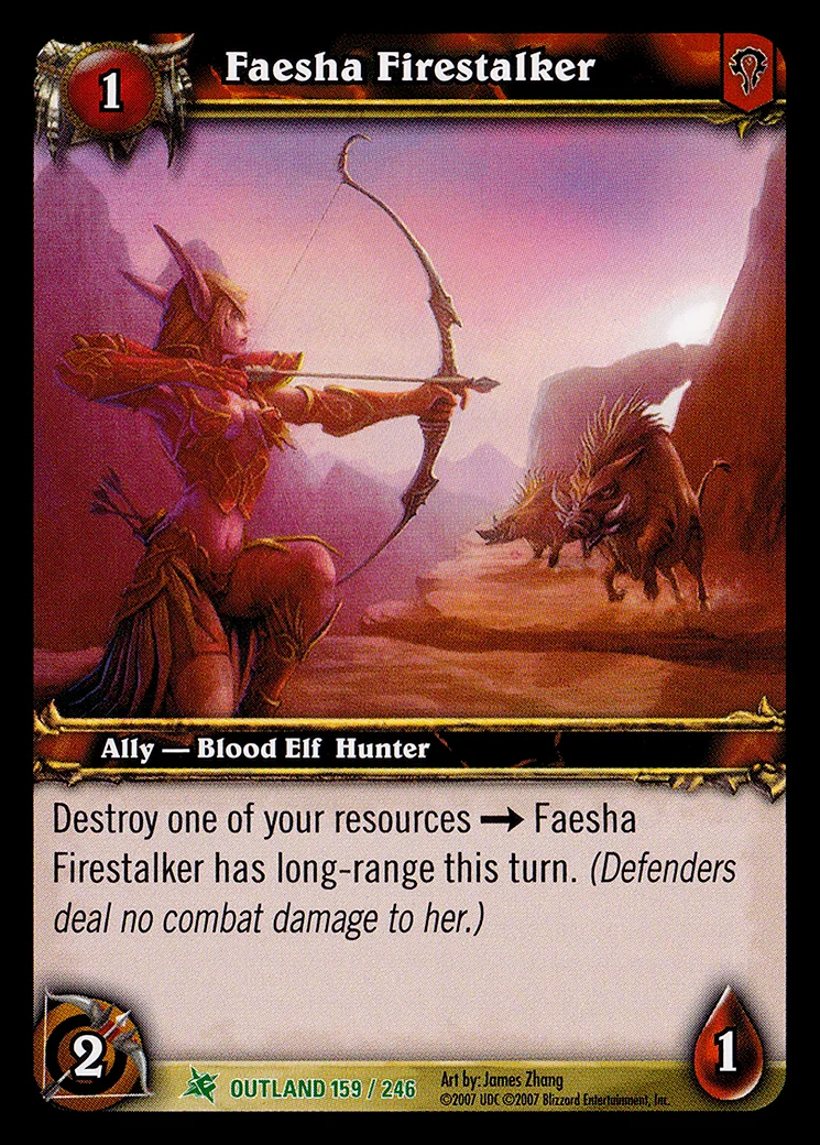 Card scan: Faesha Firestalker