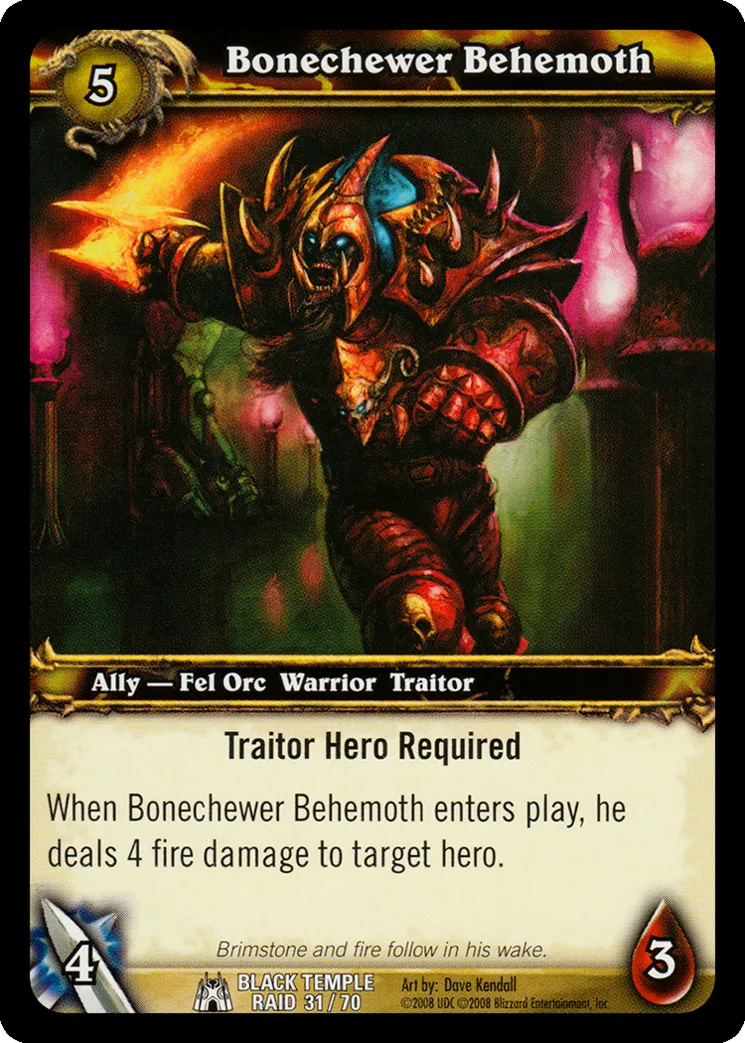 Card scan: Bonechewer Behemoth
