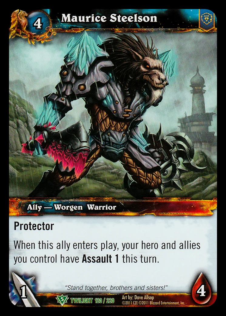 Card scan: Maurice Steelson