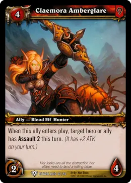 Card scan: Claemora Amberglare