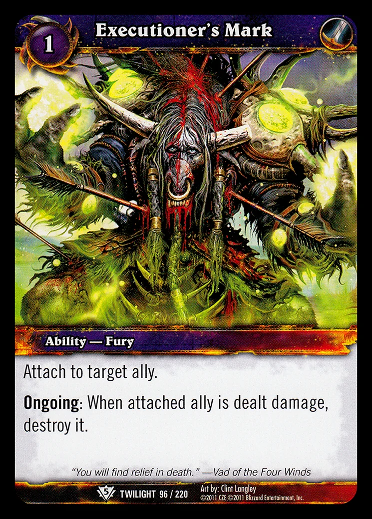 Card scan: Executioner's Mark
