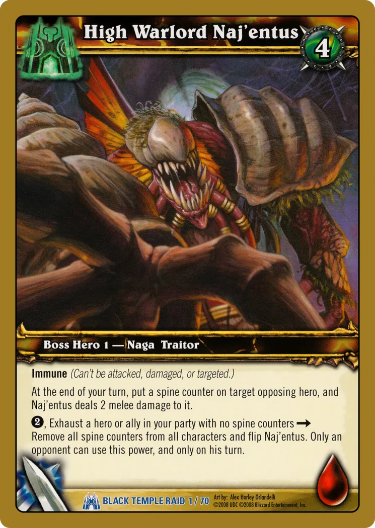 Card scan: High Warlord Naj'entus
