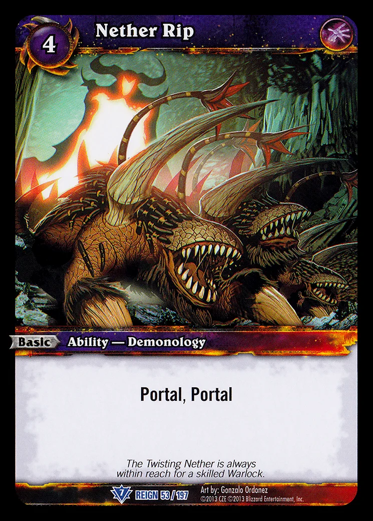Card scan: Nether Rip