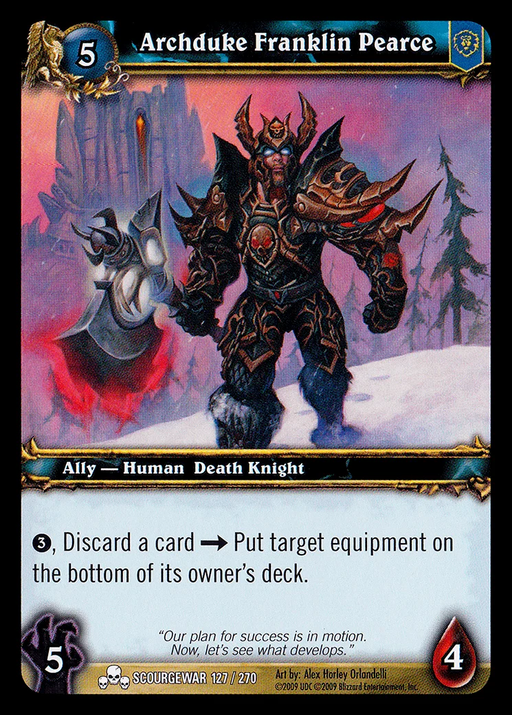 Card scan: Archduke Franklin Pearce