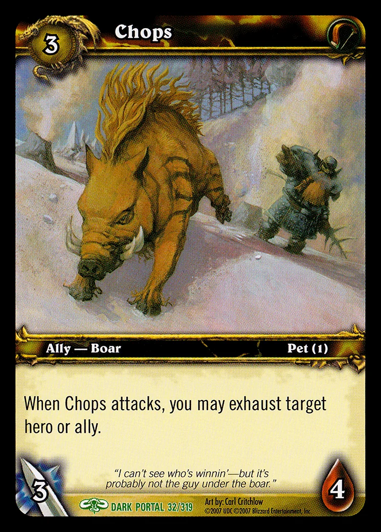 Card scan: Chops