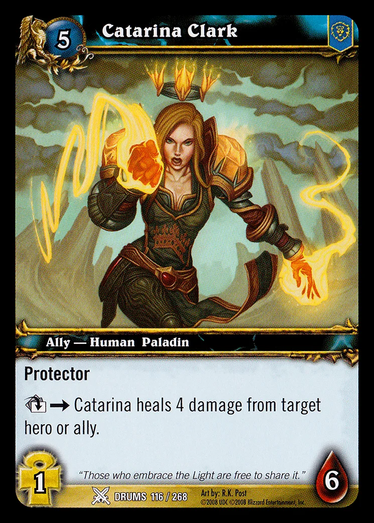 Card scan: Catarina Clark