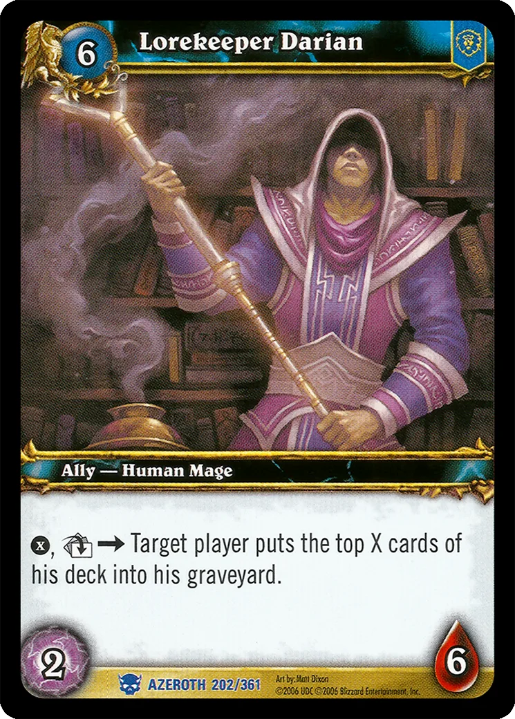 Card scan: Lorekeeper Darian