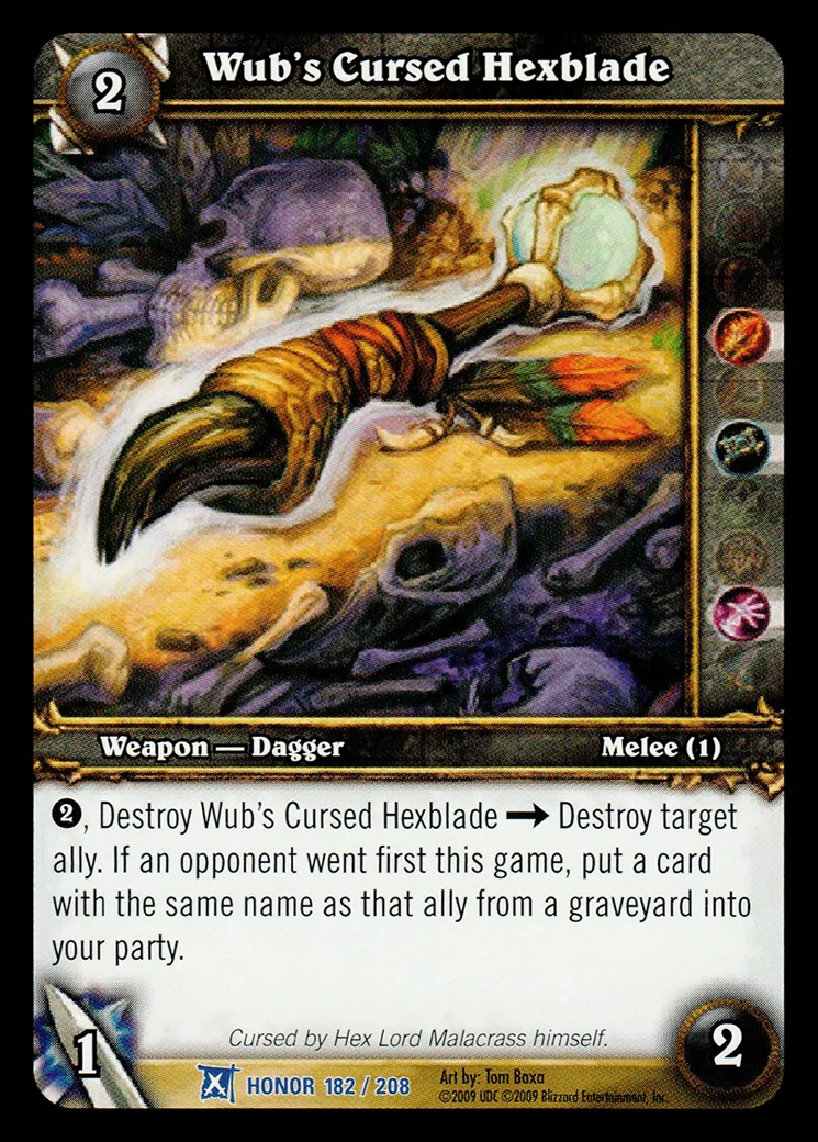 Card scan: Wub's Cursed Hexblade