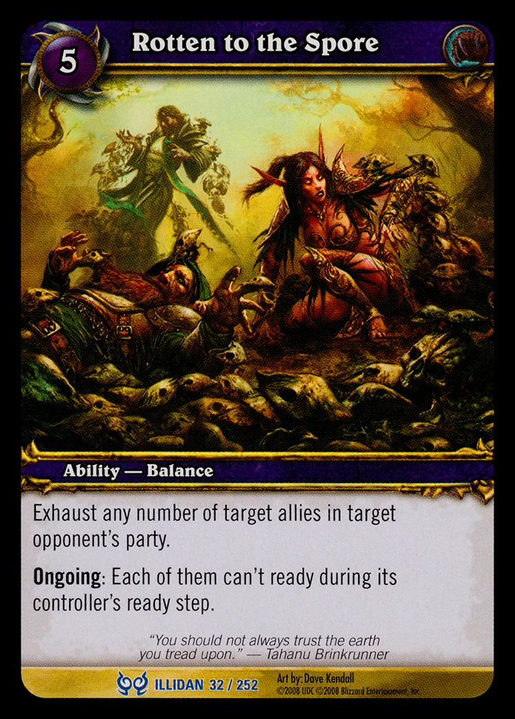 Card scan: Rotten to the Spore