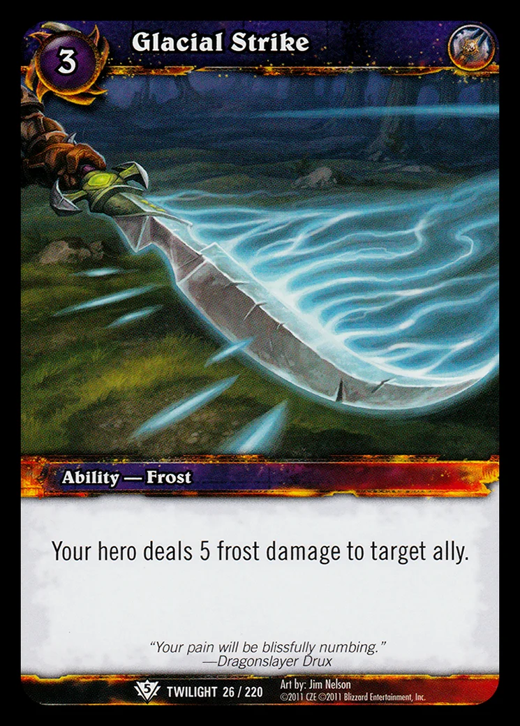 Card scan: Glacial Strike