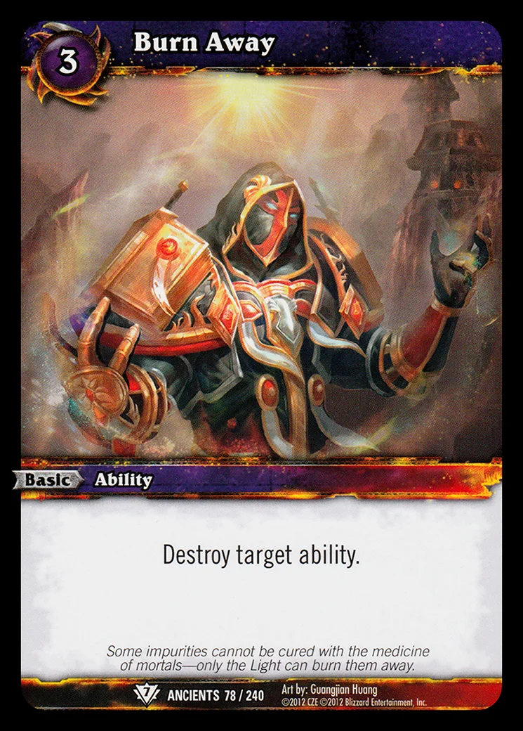 Card scan: Burn Away