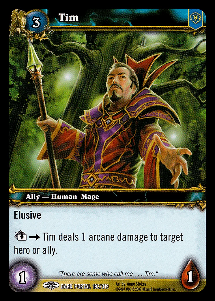 Card scan: Tim