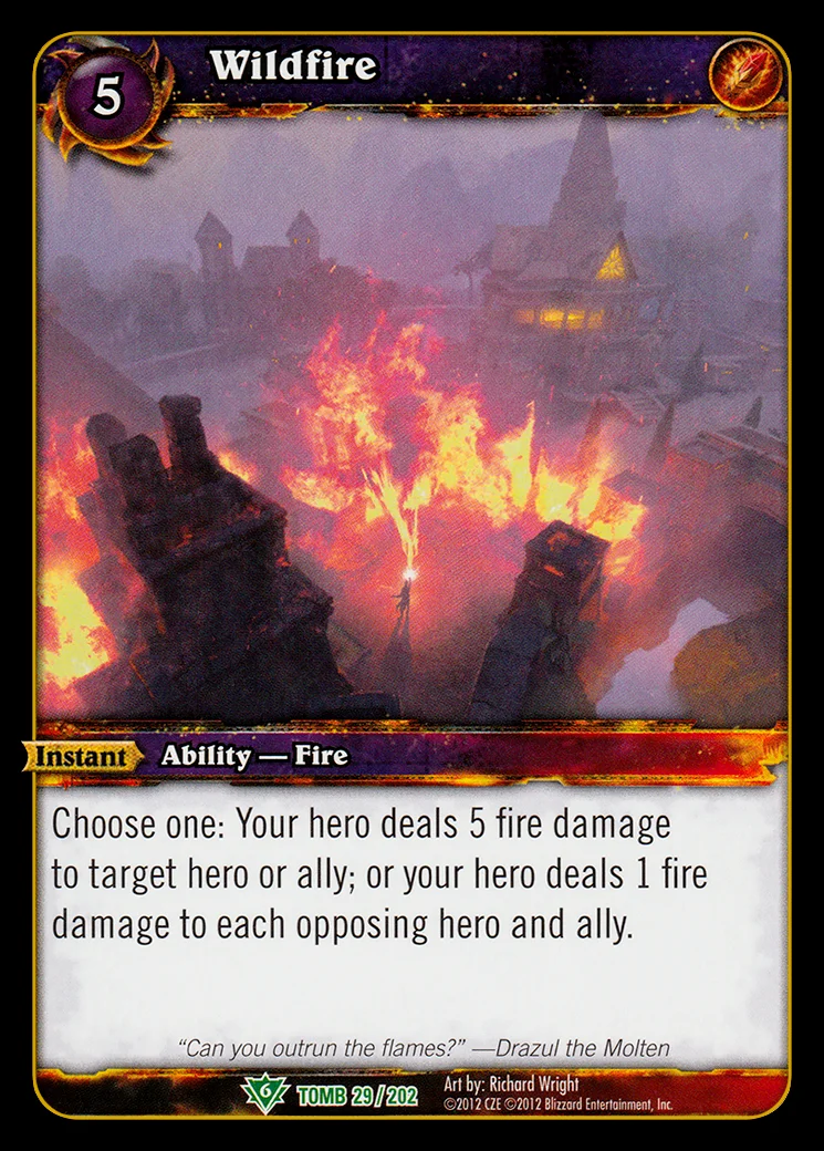 Card scan: Wildfire