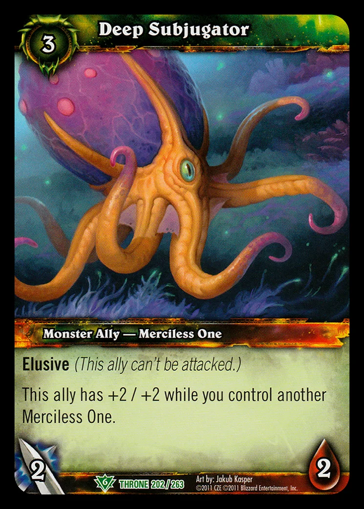 Card scan: Deep Subjugator