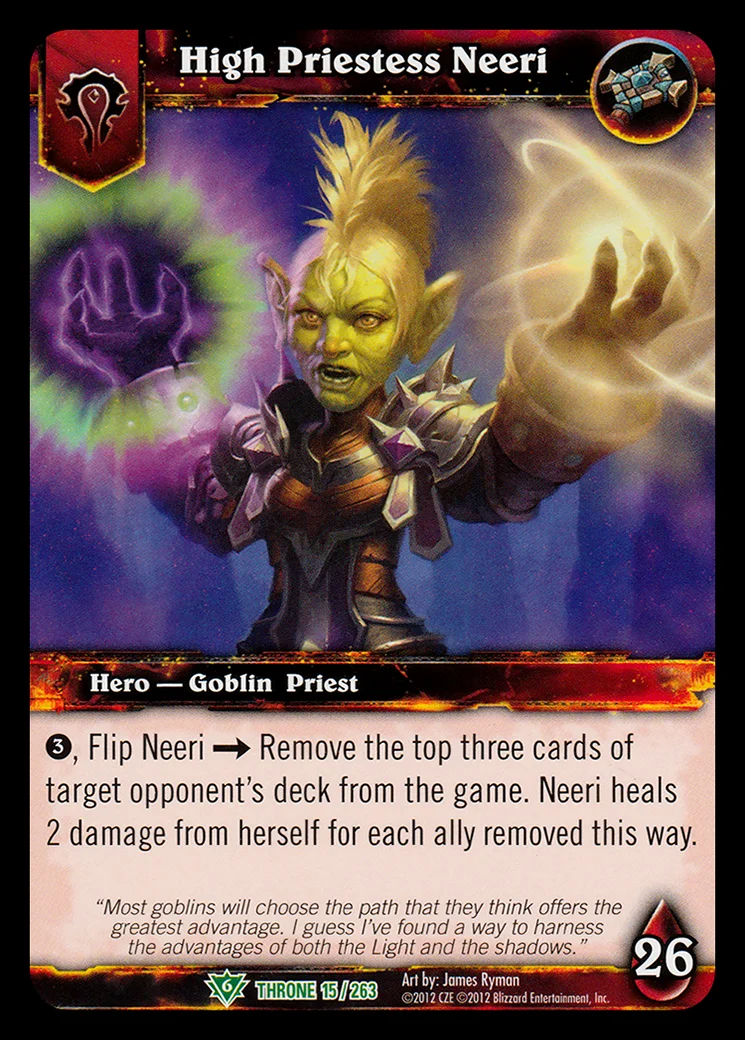 Card scan: High Priestess Neeri