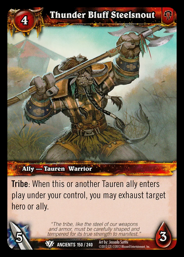 Card scan: Thunder Bluff Steelsnout