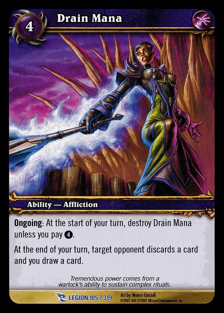 Card scan: Drain Mana