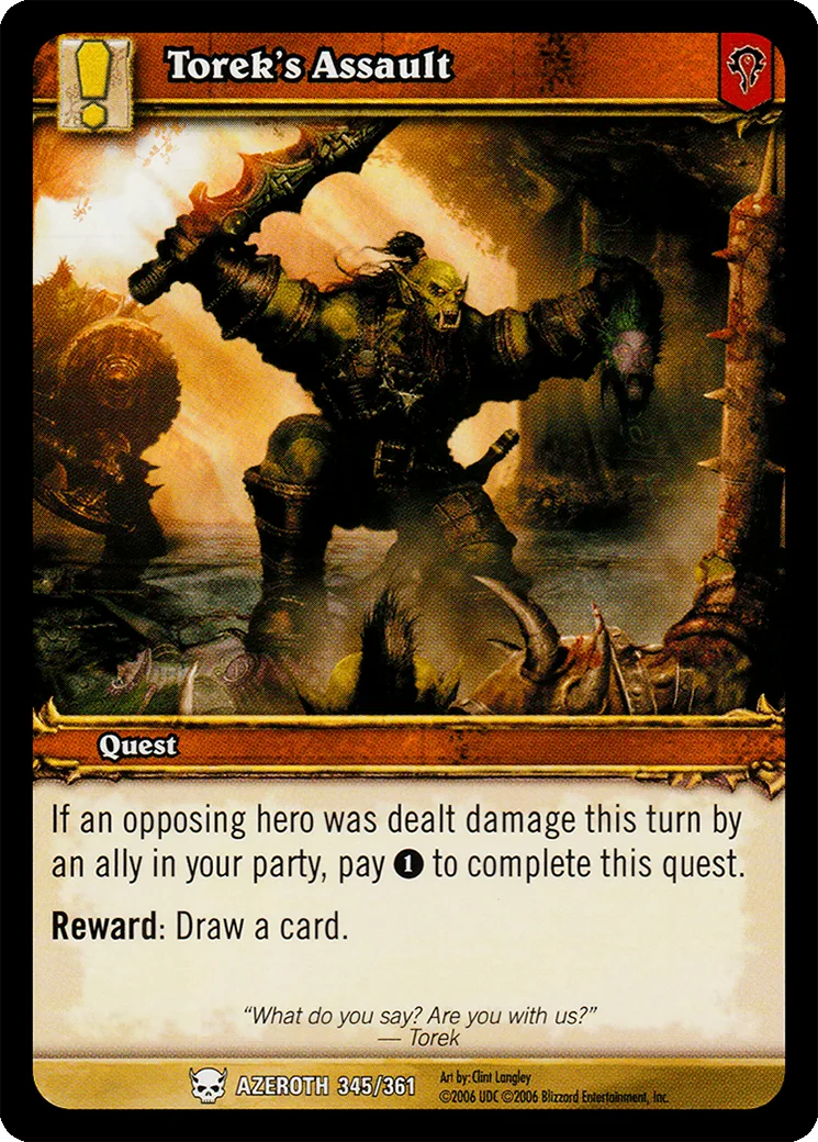 Card scan: Torek's Assault