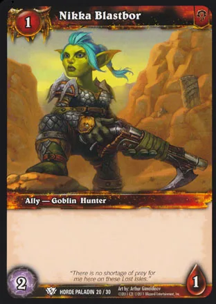 Card scan: Nikka Blastbor