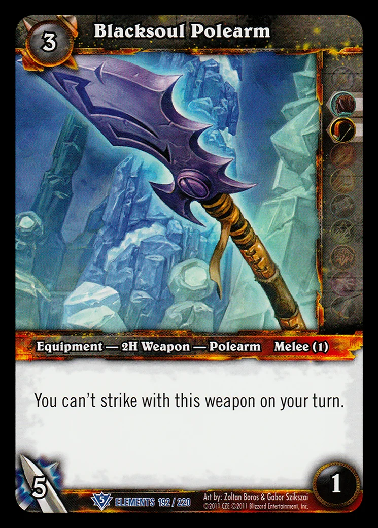 Card scan: Blacksoul Polearm