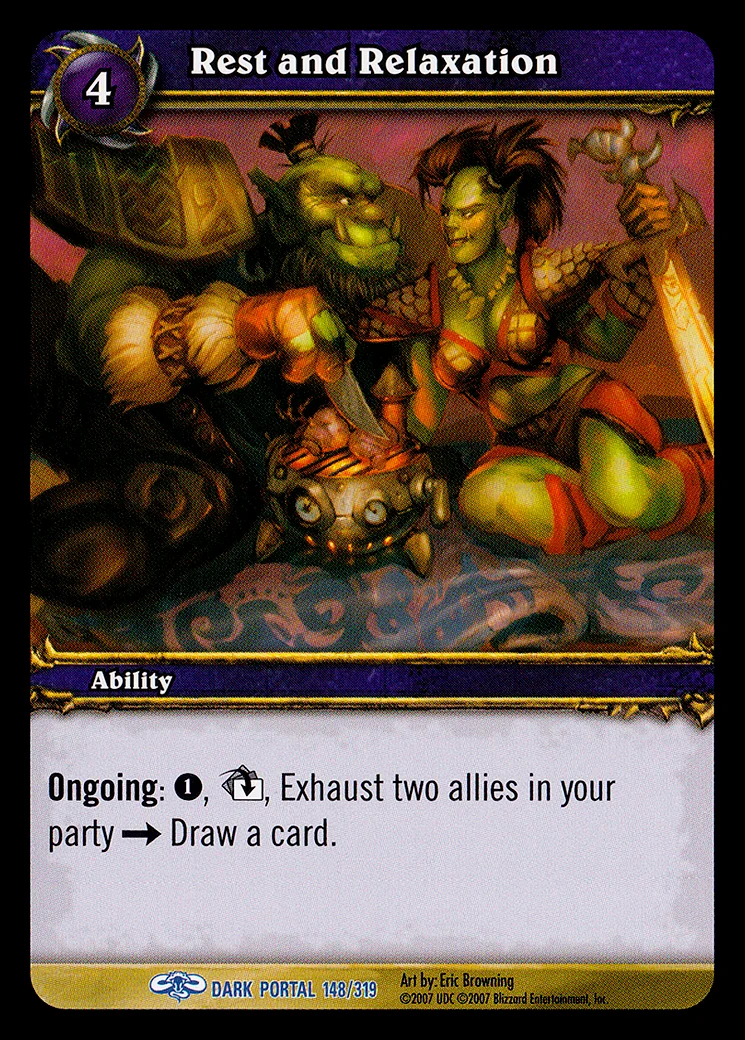 Card scan: Rest and Relaxation