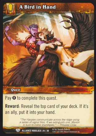 Card scan: A Bird in Hand