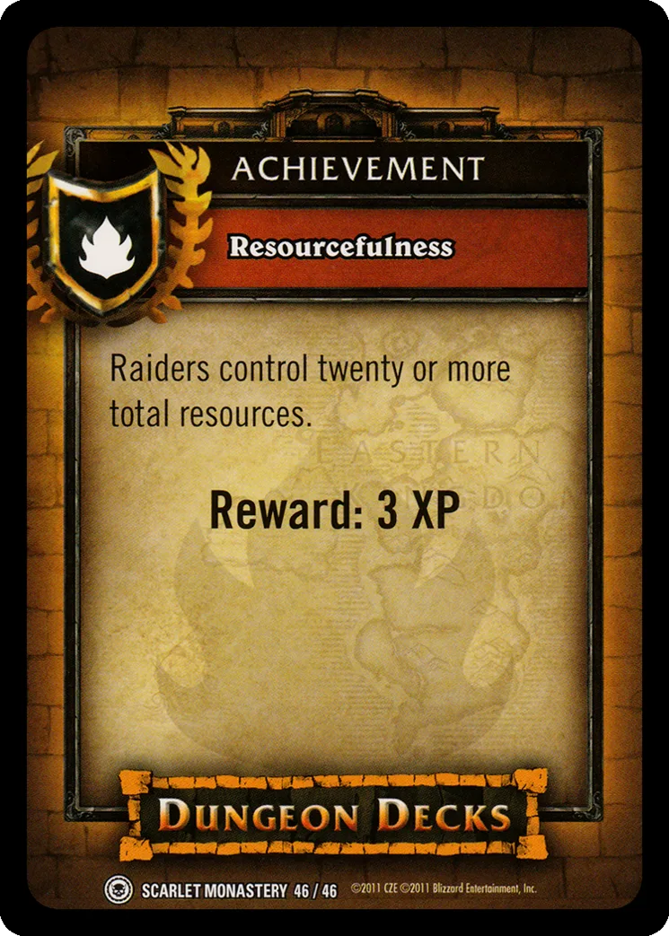 Card scan: Achievement - Resourcefulness