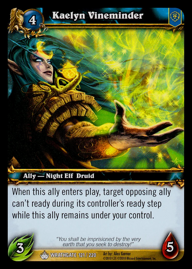Card scan: Kaelyn Vineminder