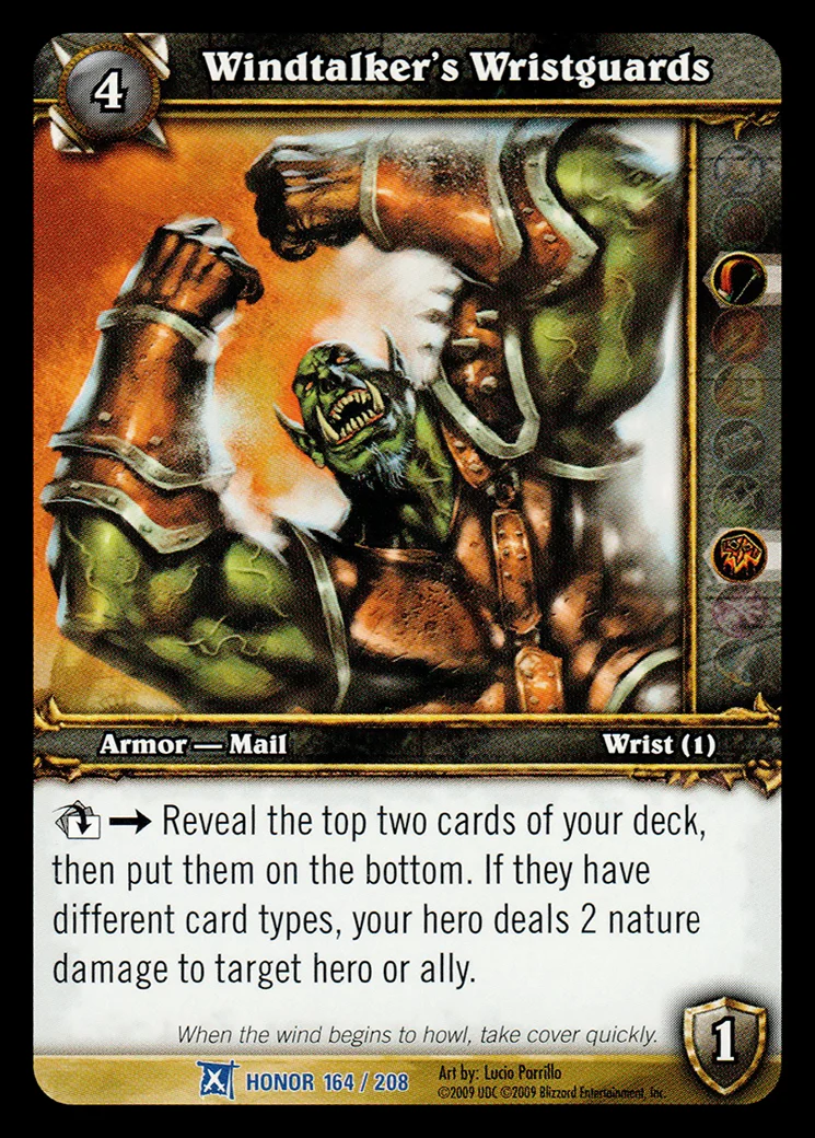 Card scan: Windtalker's Wristguards