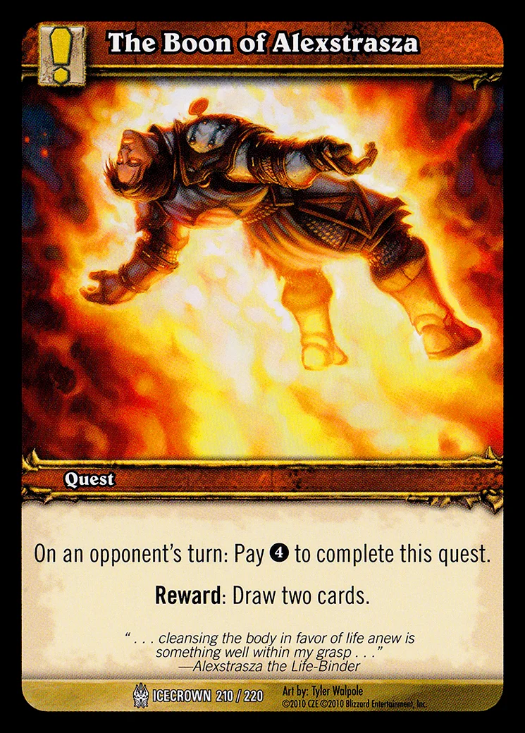 Card scan: The Boon of Alexstrasza