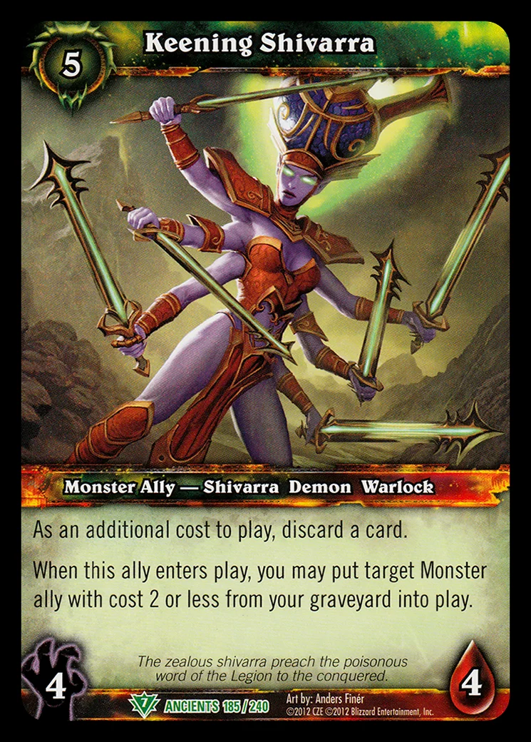 Card scan: Keening Shivarra