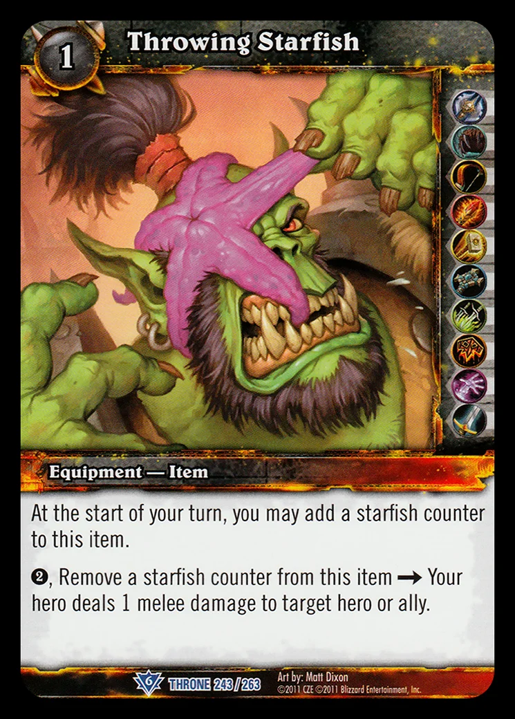 Card scan: Throwing Starfish