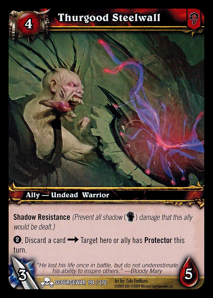 Card scan: Thurgood Steelwall