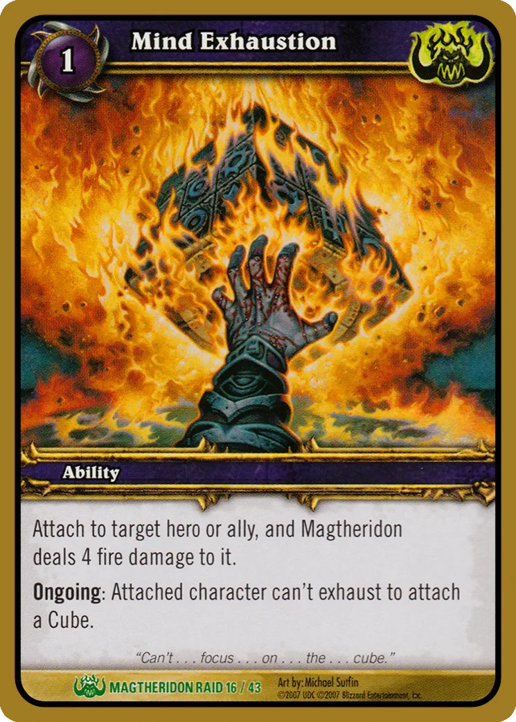 Card scan: Mind Exhaustion