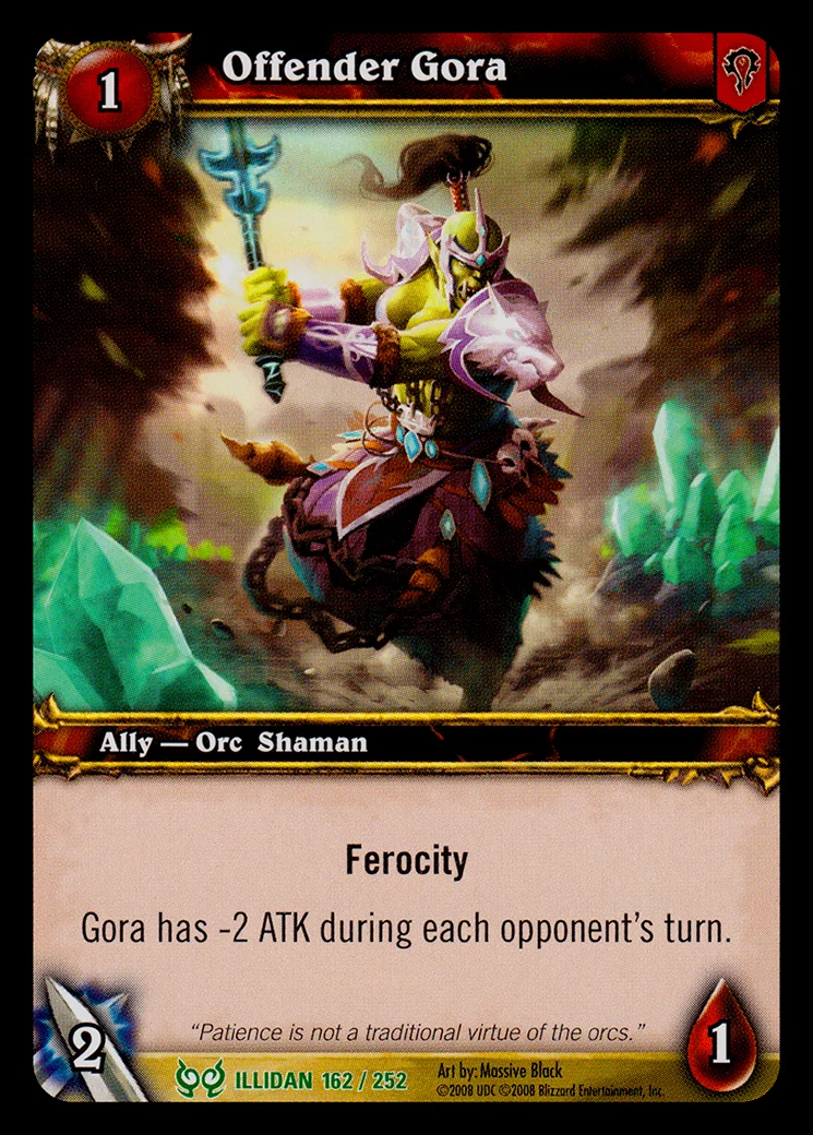 Card scan: Offender Gora