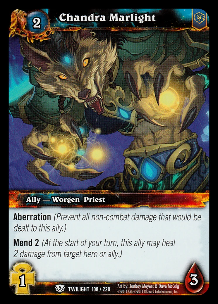 Card scan: Chandra Marlight