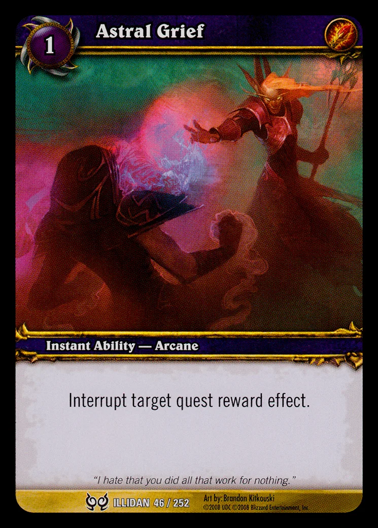 Card scan: Astral Grief