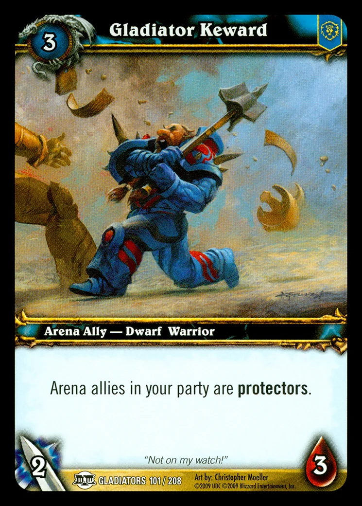 Card scan: Gladiator Keward