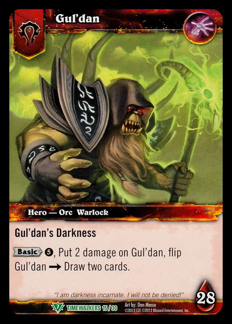 Card scan: Gul'dan