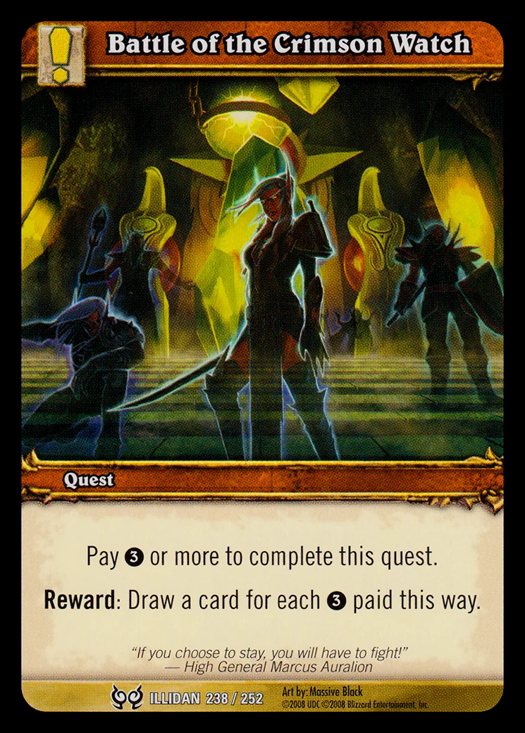 Card scan: Battle of the Crimson Watch