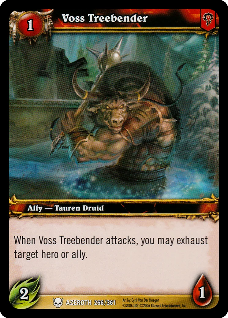 Card scan: Voss Treebender
