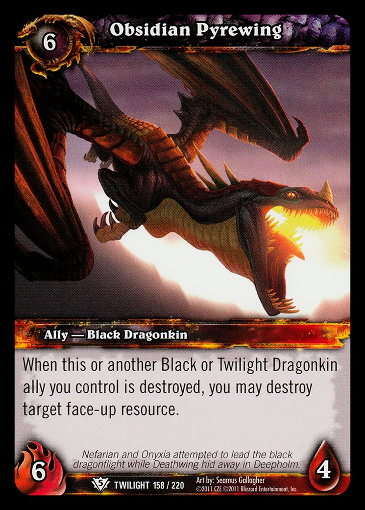 Card scan: Obsidian Pyrewing