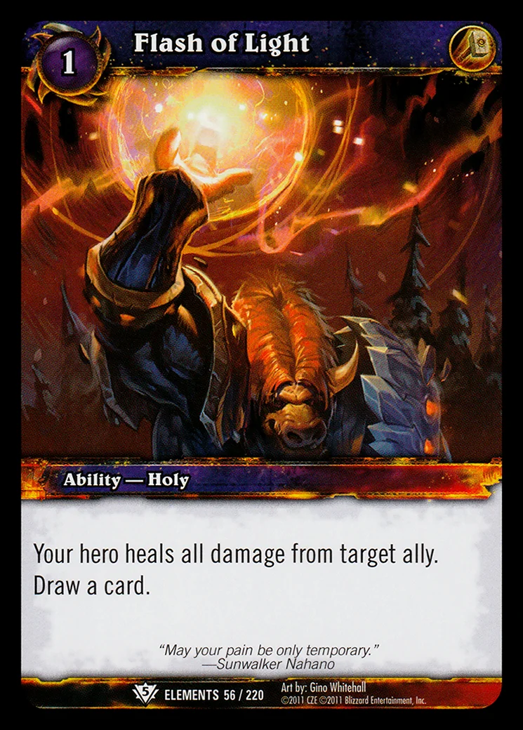 Card scan: Flash of Light