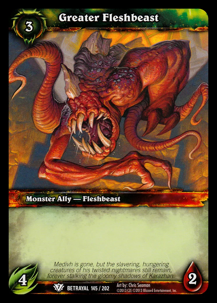 Card scan: Greater Fleshbeast